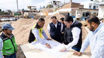 Educational officials tour school projects' progress in Ajijic